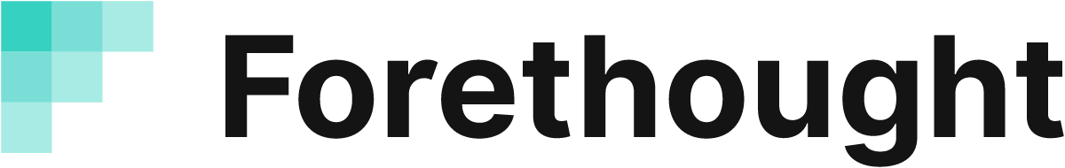 Forethought-logo vóór de rebrand van 2021