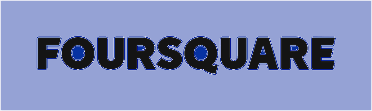 Foursquare-logo vóór 2020