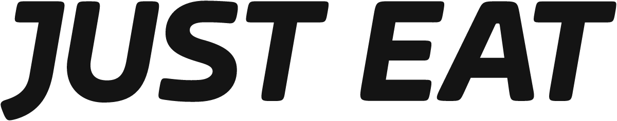 Just Eat Takeaway.com-logo vóór de rebrand van 2020