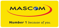Mascom-logo vóór de rebrand van 2026