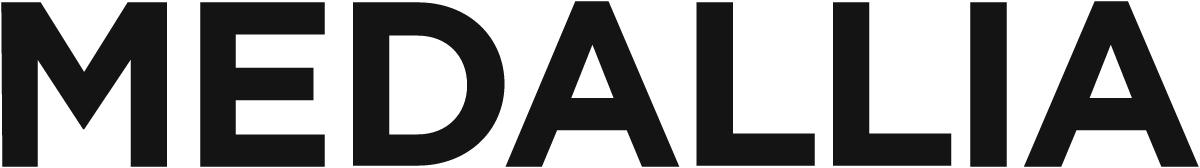 Medallia-logo vóór de rebrand van 2019