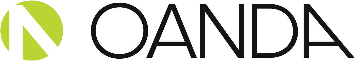 Oanda-logo vóór de rebrand van 2022