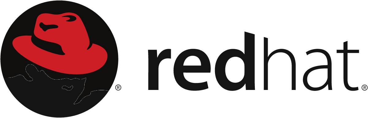 Red Hat-logo vóór de rebrand van 2019