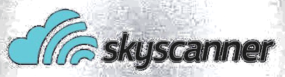 Skyscanner-logo vóór de rebrand van 2019