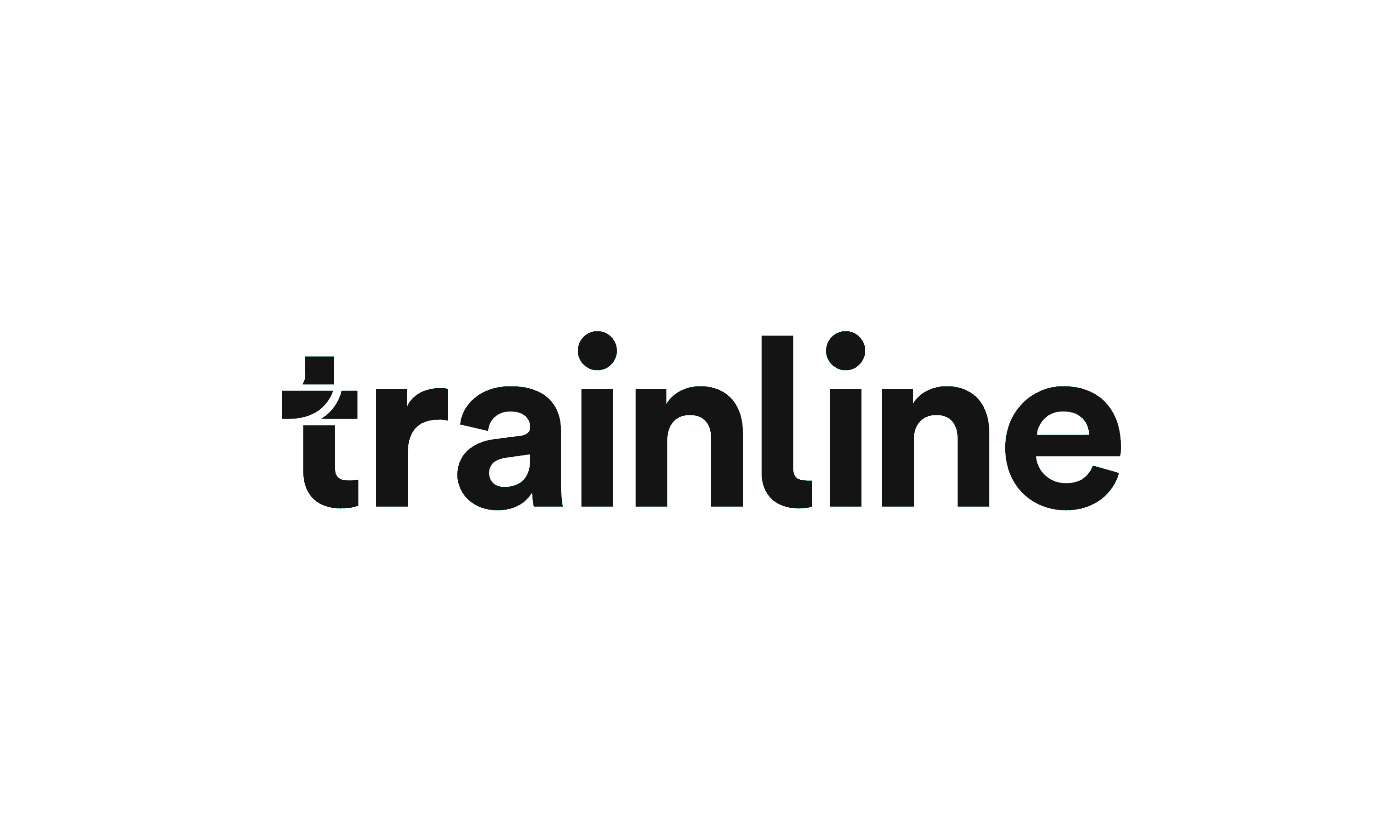 Trainline-logo vóór de rebrand van 2019