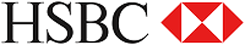 HSBC-logo vóór de rebrand van 2018