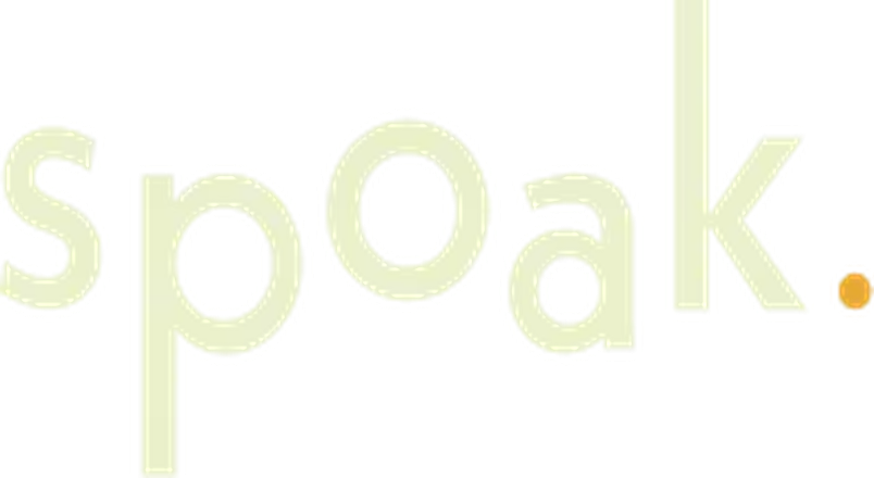 Spoak-logo vóór de rebrand van 2026