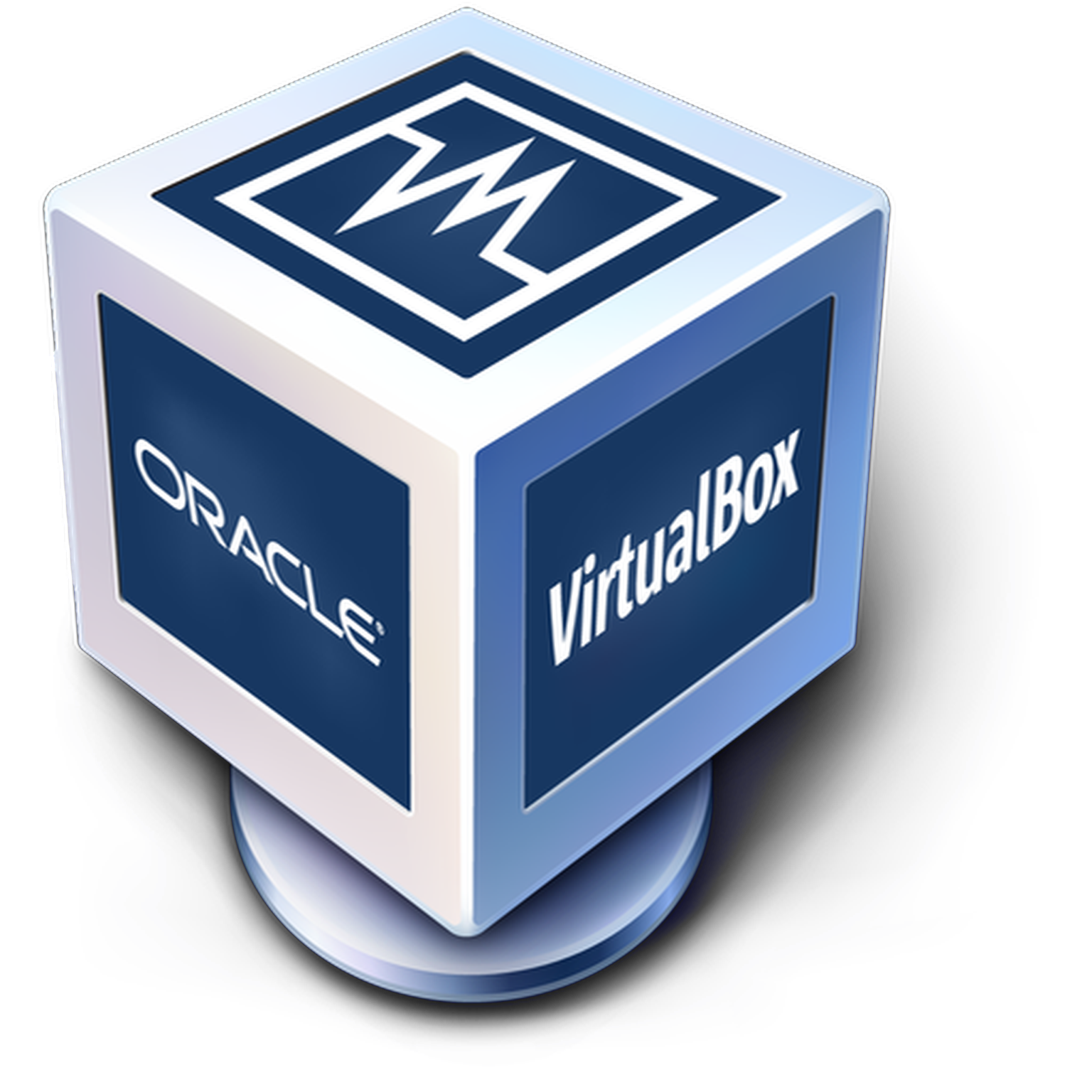 Oracle VirtualBox-logo vóór de rebrand van 2024