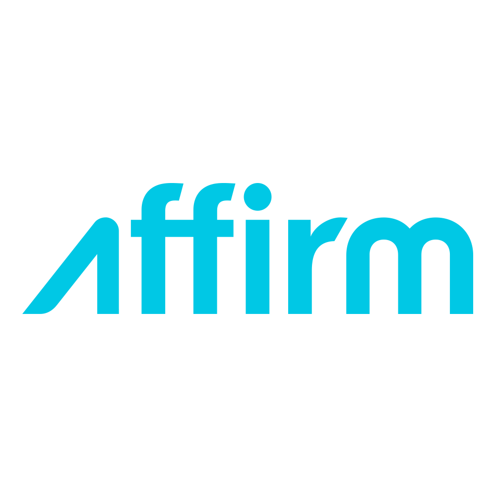 Affirm-logo vóór de rebrand van 2018