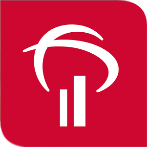 Bradesco-logo vóór de rebrand van 2018