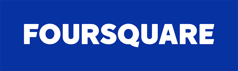 Foursquare-logo vóór de rebrand van 2020