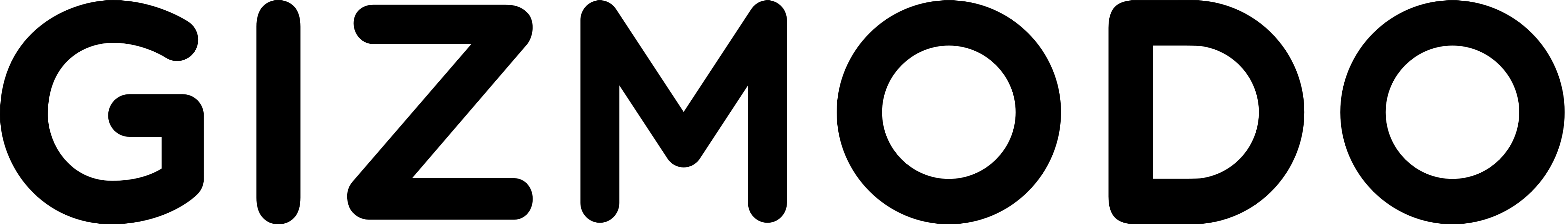 Gizmodo-logo vóór de rebrand van 2025