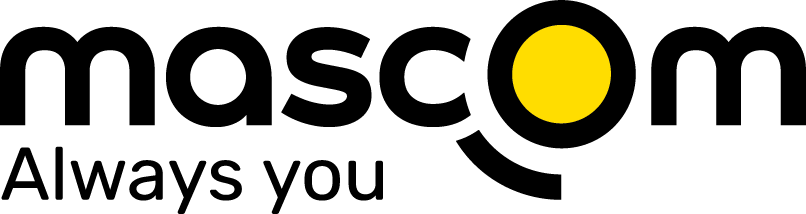 Nieuw Mascom-logo 2026