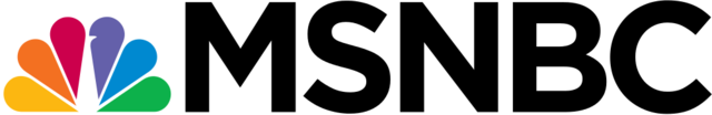 MSNBC / MS NOW-logo vóór de rebrand van 2025