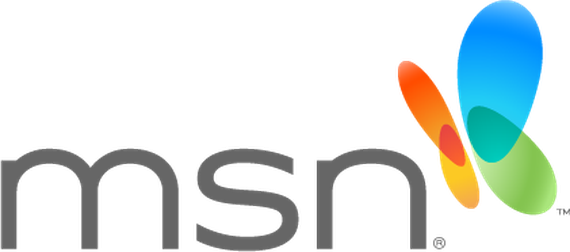 MSN-logo vóór de rebrand van 2014