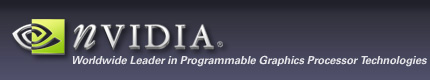 Nvidia-logo vóór de rebrand van 2006