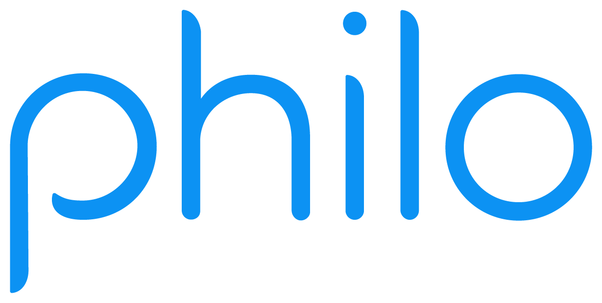 Philo-logo vóór de rebrand van 2024