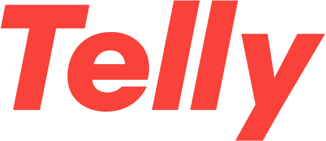 Nieuw Telly-logo 2020 door Studio Najbrt