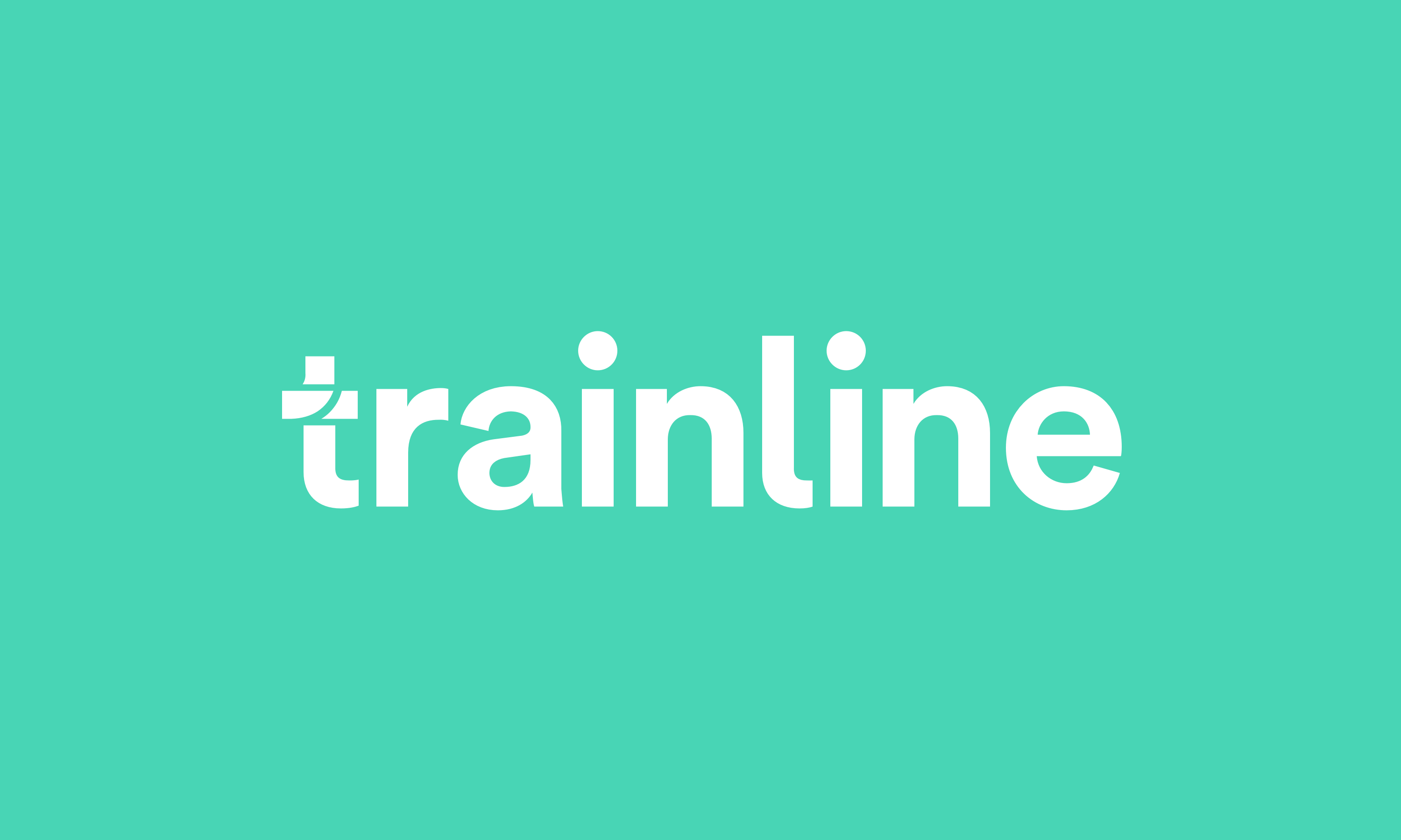 Trainline-logo vóór de rebrand van 2019