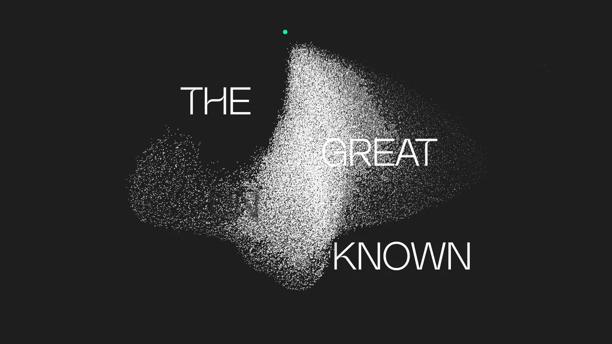 Amply-afbeelding: 'The great known' in deeltjes