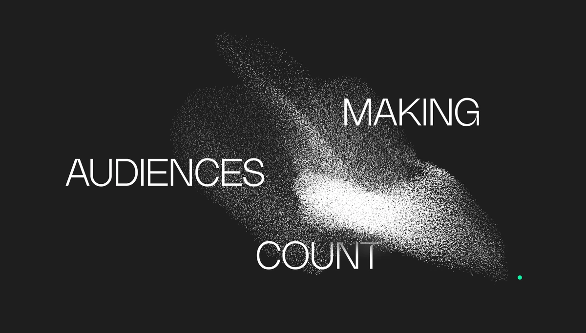 Amply-afbeelding: 'Making audiences count' in deeltjes