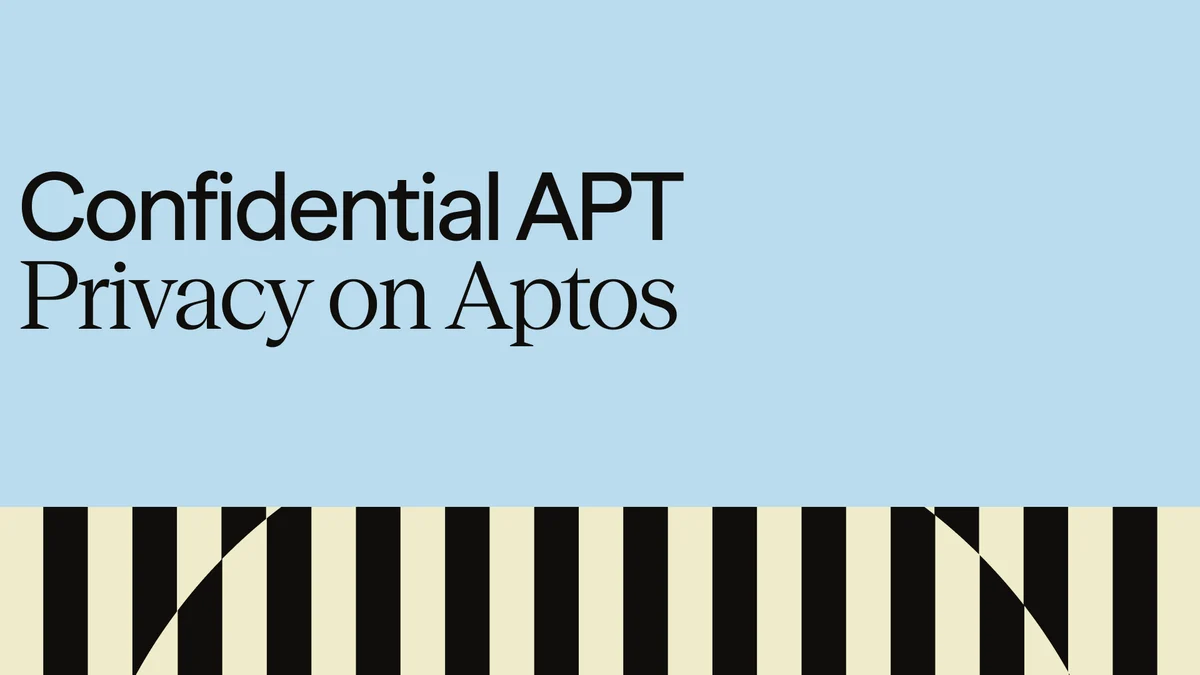 Aptos news card: "Confidential APT" with a striped band