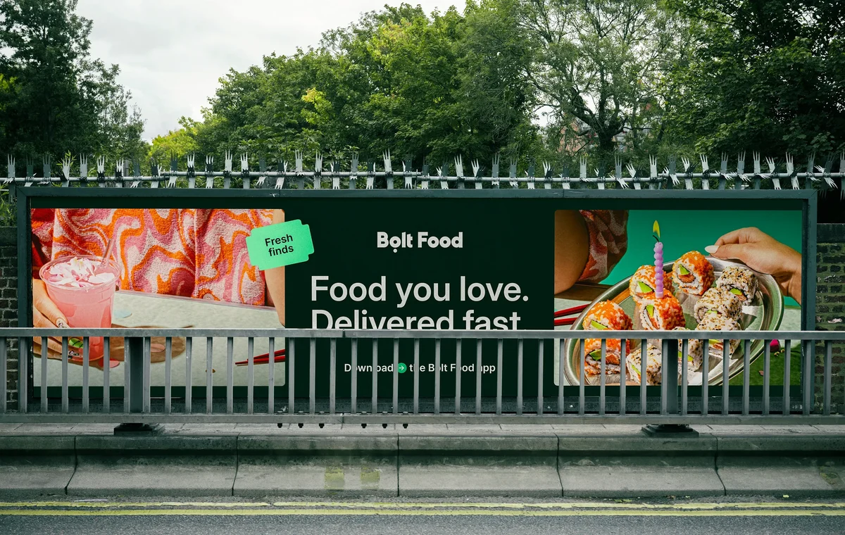 Bolt Food billboard
