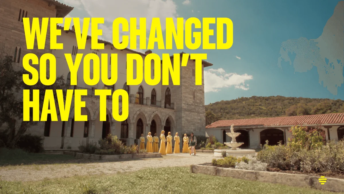 Bumble ad: 'We've changed so you don't have to'