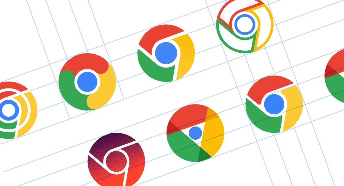 Chrome icon iterations