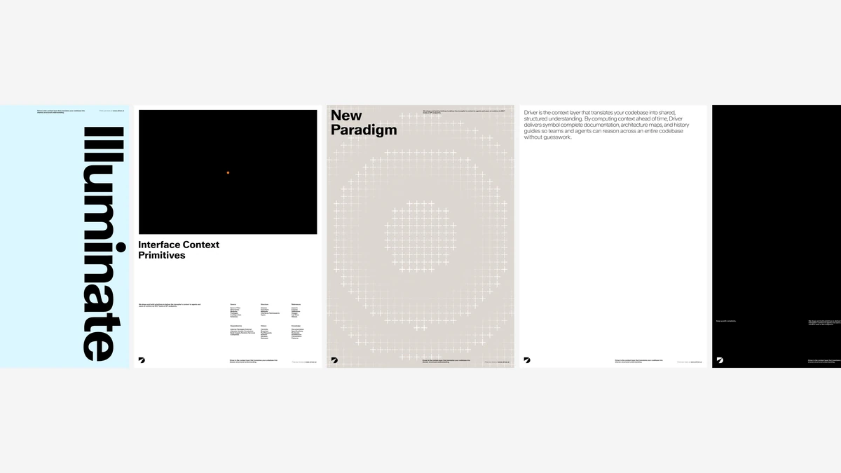 Driver-lay-outs 'Illuminate' en gedrukte pagina's