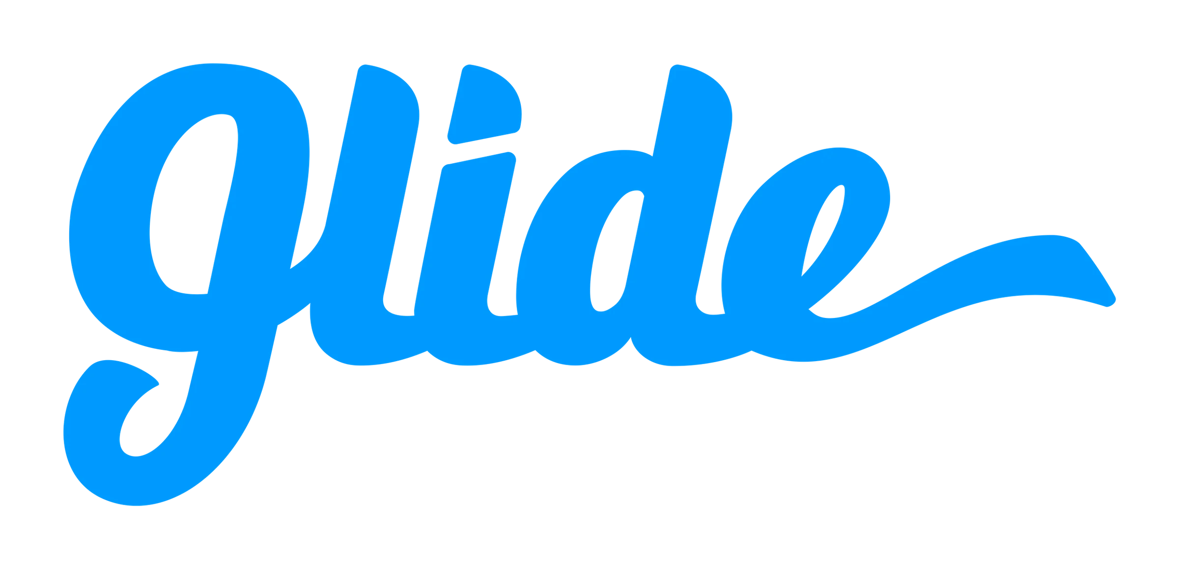 Glide-logo vóór de rebrand van 2021