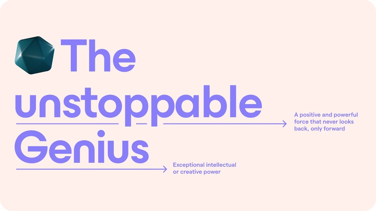 Glide-kop: 'The unstoppable Genius'