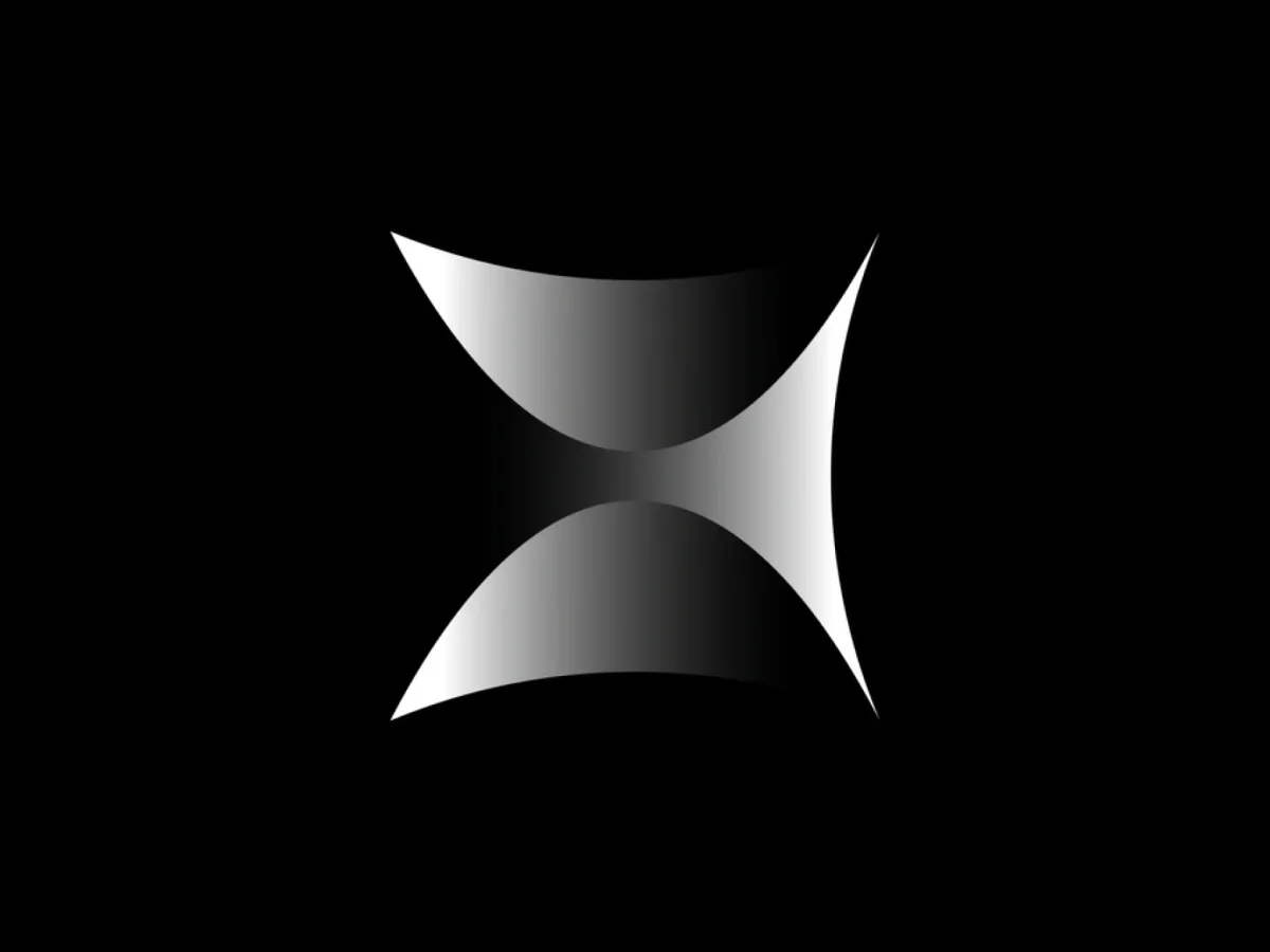 X, the moonshot factory: nieuw merkteken in chroom op zwart