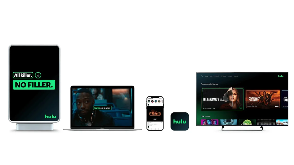 Hulu on TV, laptop, tablet and phone
