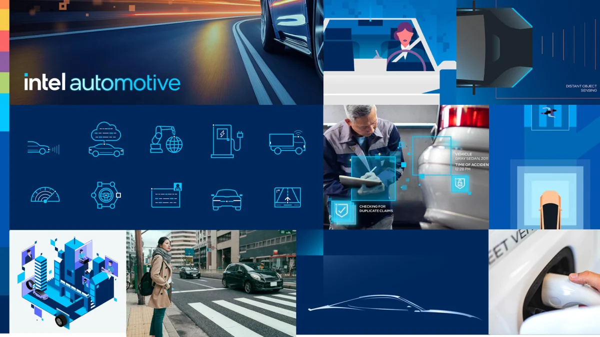 Intel automotive brand layouts
