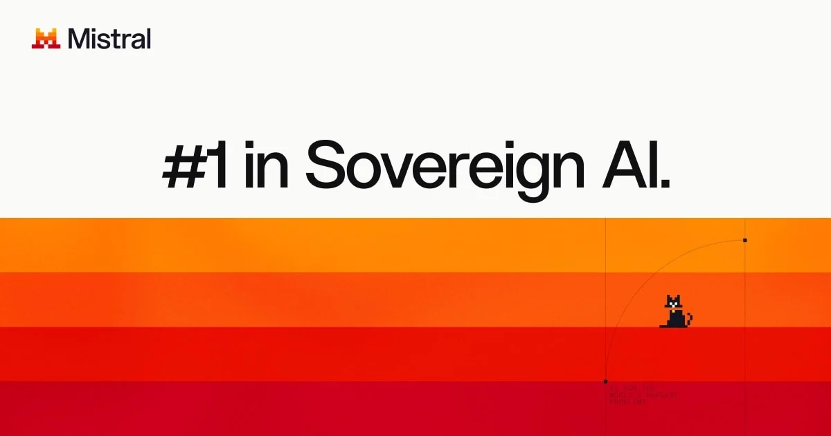 Mistral ad: '#1 in Sovereign AI.'