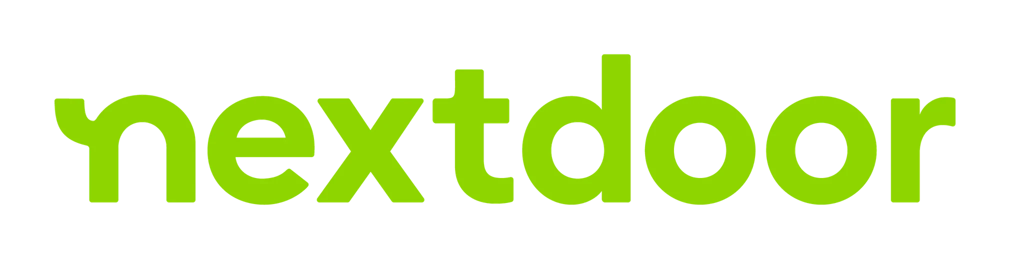 Nextdoor-logo vóór de rebrand van 2025