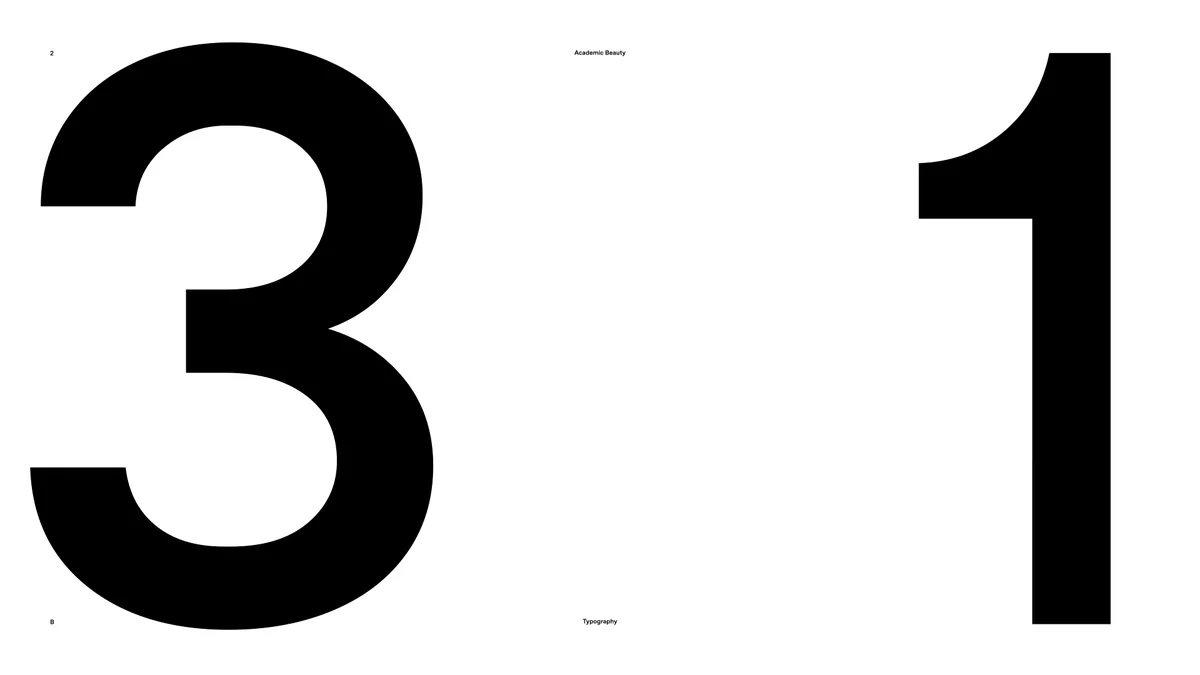 Large '3' and '1' numerals in OpenAI Sans