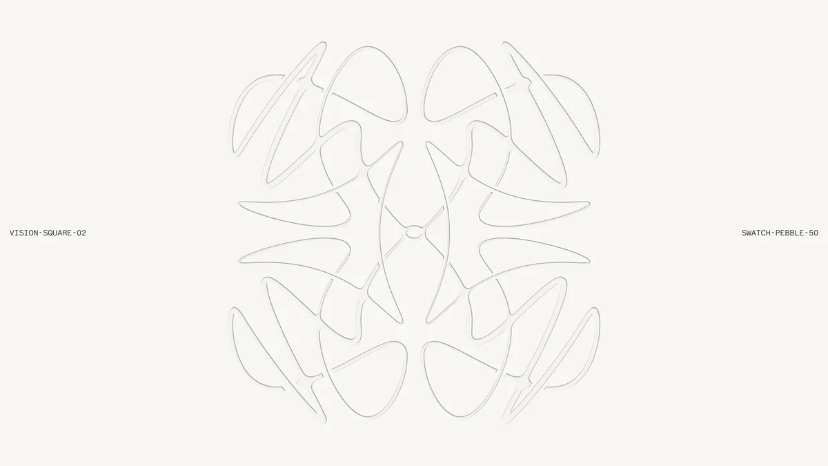 Licht lijnpatroon afgeleid van het OpenCoreOS-symbool