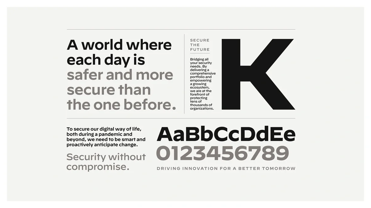 Palo Alto Networks typeface specimen
