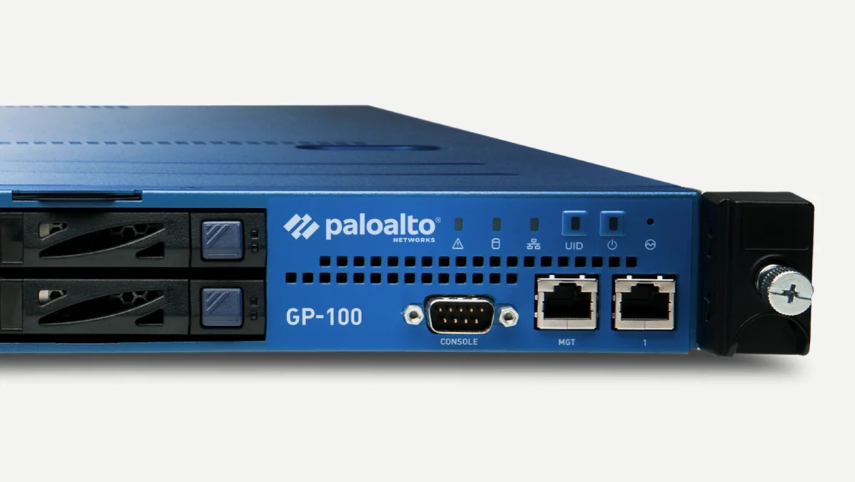 Firewallhardware van Palo Alto Networks met het nieuwe logo