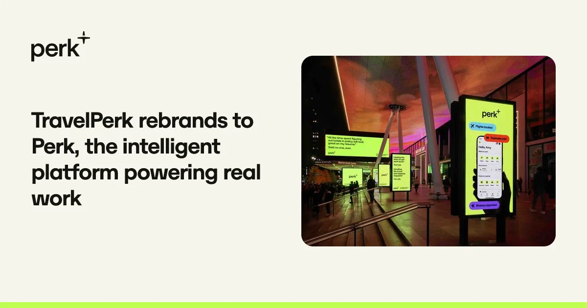 Perk-aankondiging: 'TravelPerk rebrands to Perk'