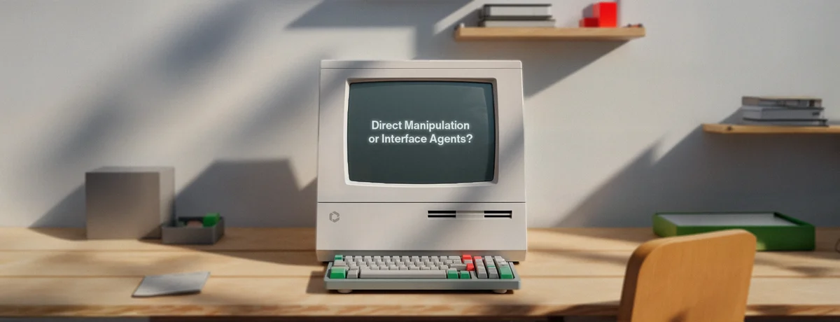 Vintage computer met een Pienso-scherm