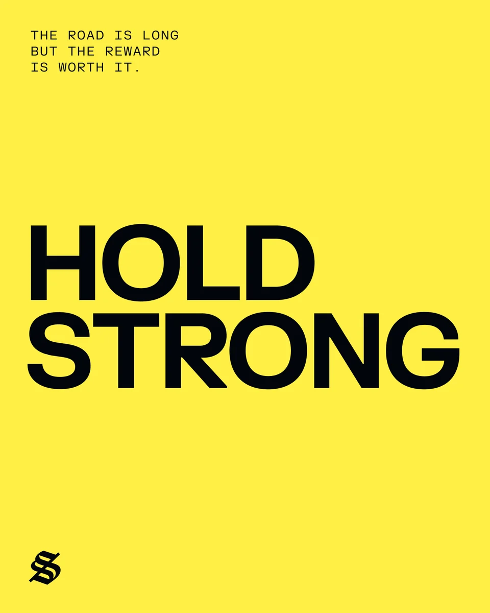 Solflare poster: 'Hold Strong'