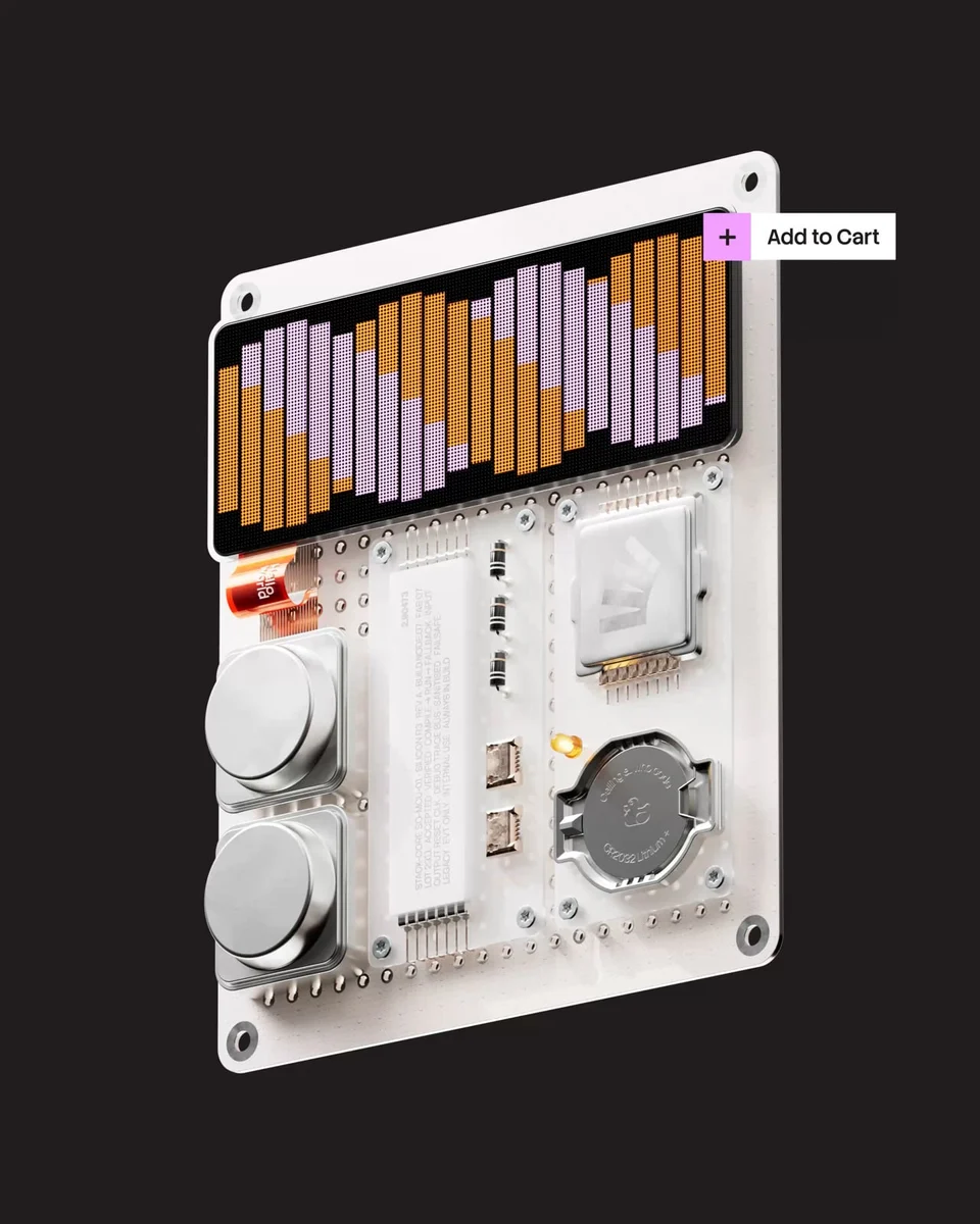 Stack Overflow branded hardware object render