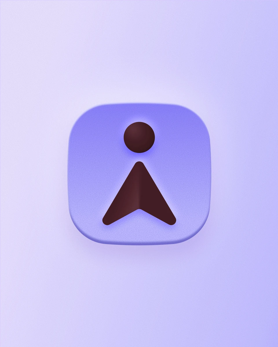 Superhuman app icon on lavender
