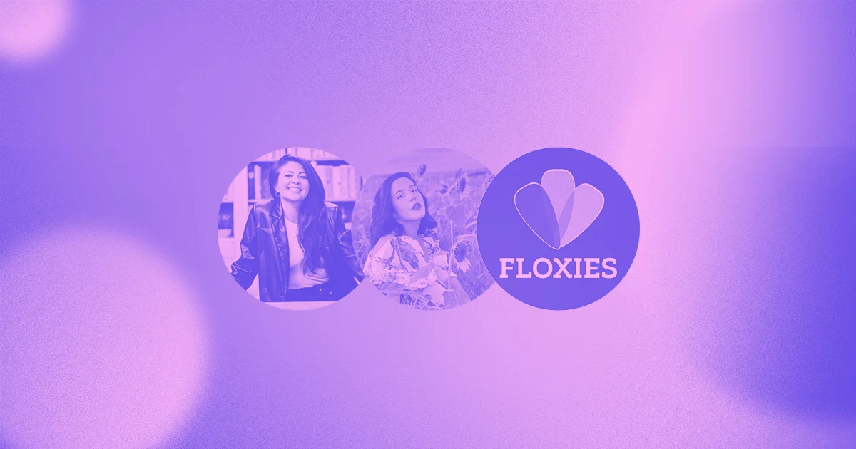 Webflow-duotooncollage op violet