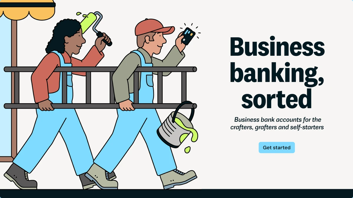 Zempler illustration: 'Business banking, sorted'